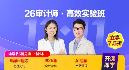 審計師高效實驗班